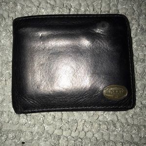 Black Fossil Wallet